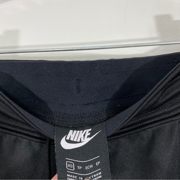 Nike XS Black Gold Side Logo‎ Open Hem Pants Track Pants - Picture 8 of 14